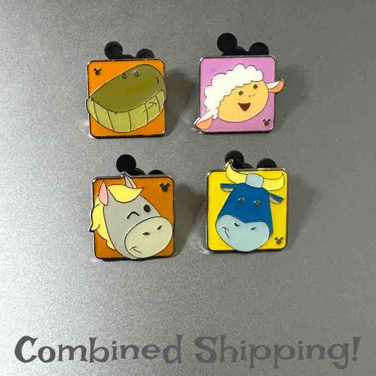 Disney Pin Set Mary Poppins Tangled Jungle Book 4 Zodiac SDR Kaa U3:124543