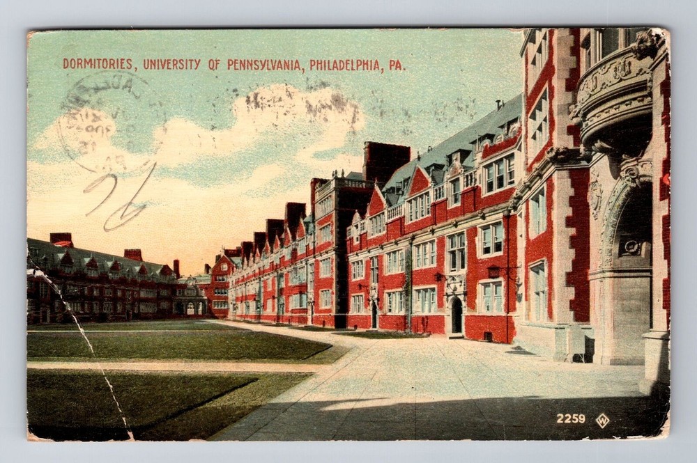 Philadelphia PA-Pennsylvania, University of PA, c1915 Antique Vintage Postcard
