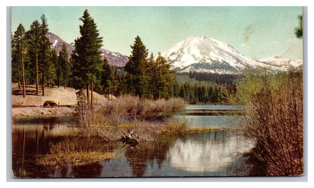Mt. Lassen CA No. 52 Union Oil Company's Scenes of the West Chrome Postcard