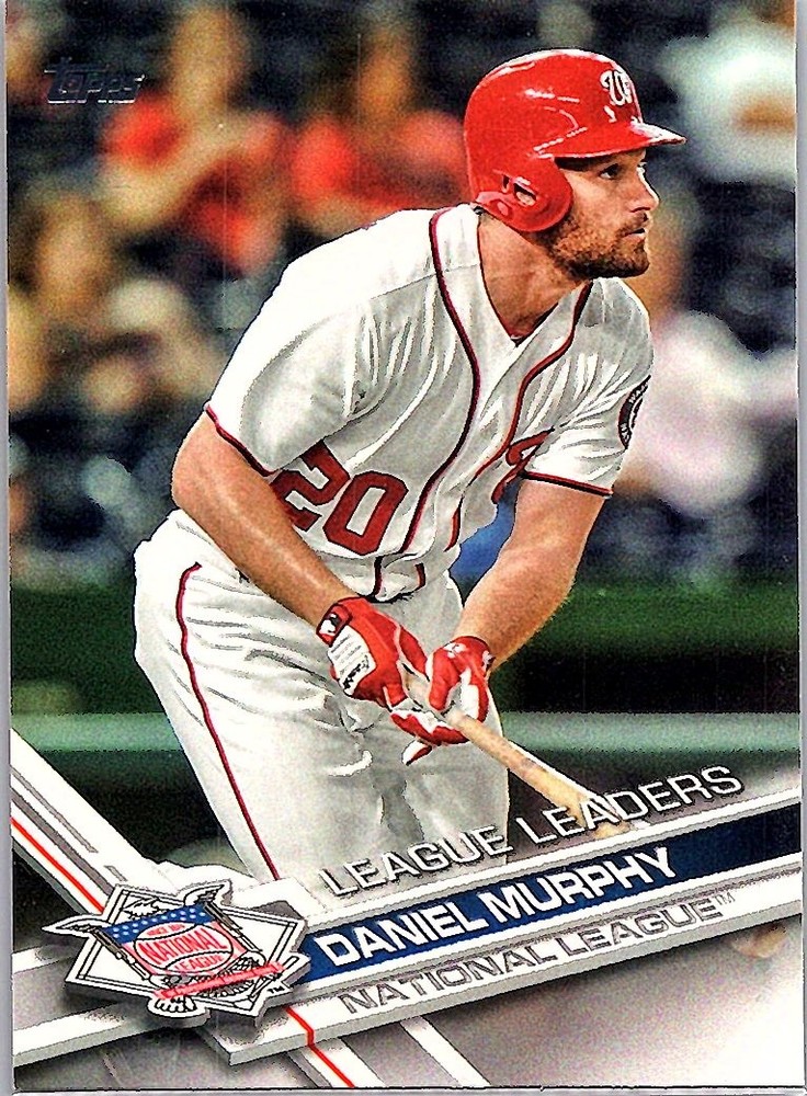 2017 Topps #84 Daniel Murphy Washington Nationals