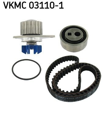Cooling Water Pump & Timing Belt Kit SKF VKMC 03110-1 Fits Citroen Peugeot 106