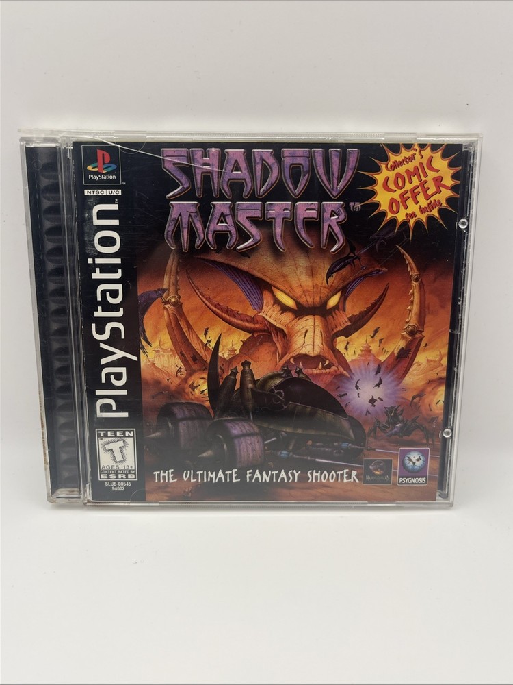 Shadow Master PS1 (Sony PlayStation 1, 1997) Tested Works