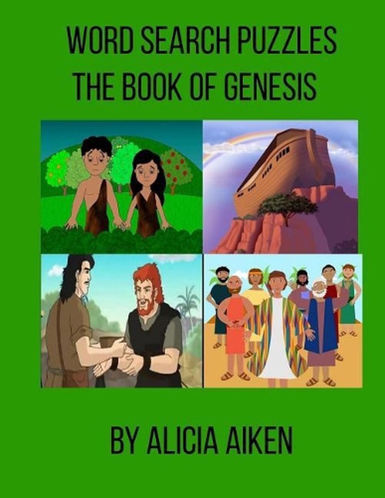 Word Search Puzzles: The Book of Genesis by Alicia Aiken (English) Paperback Boo