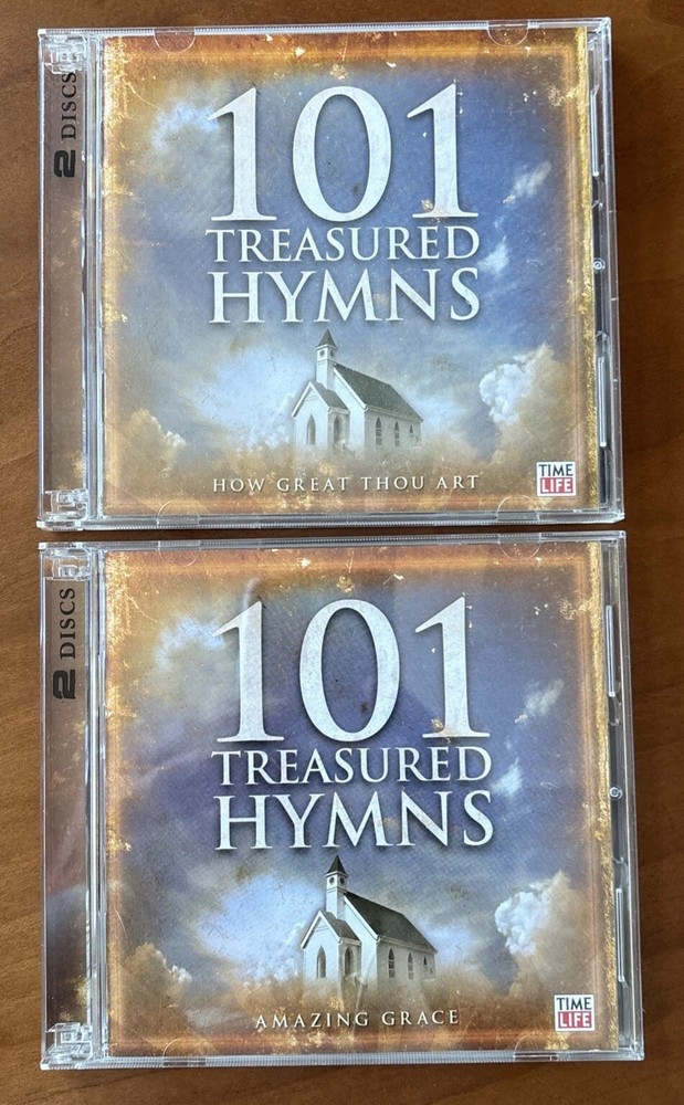 101 Favorite Hymns Time-Life set of 4 CDs in 2 Sets Amazing Grace & How Great Th