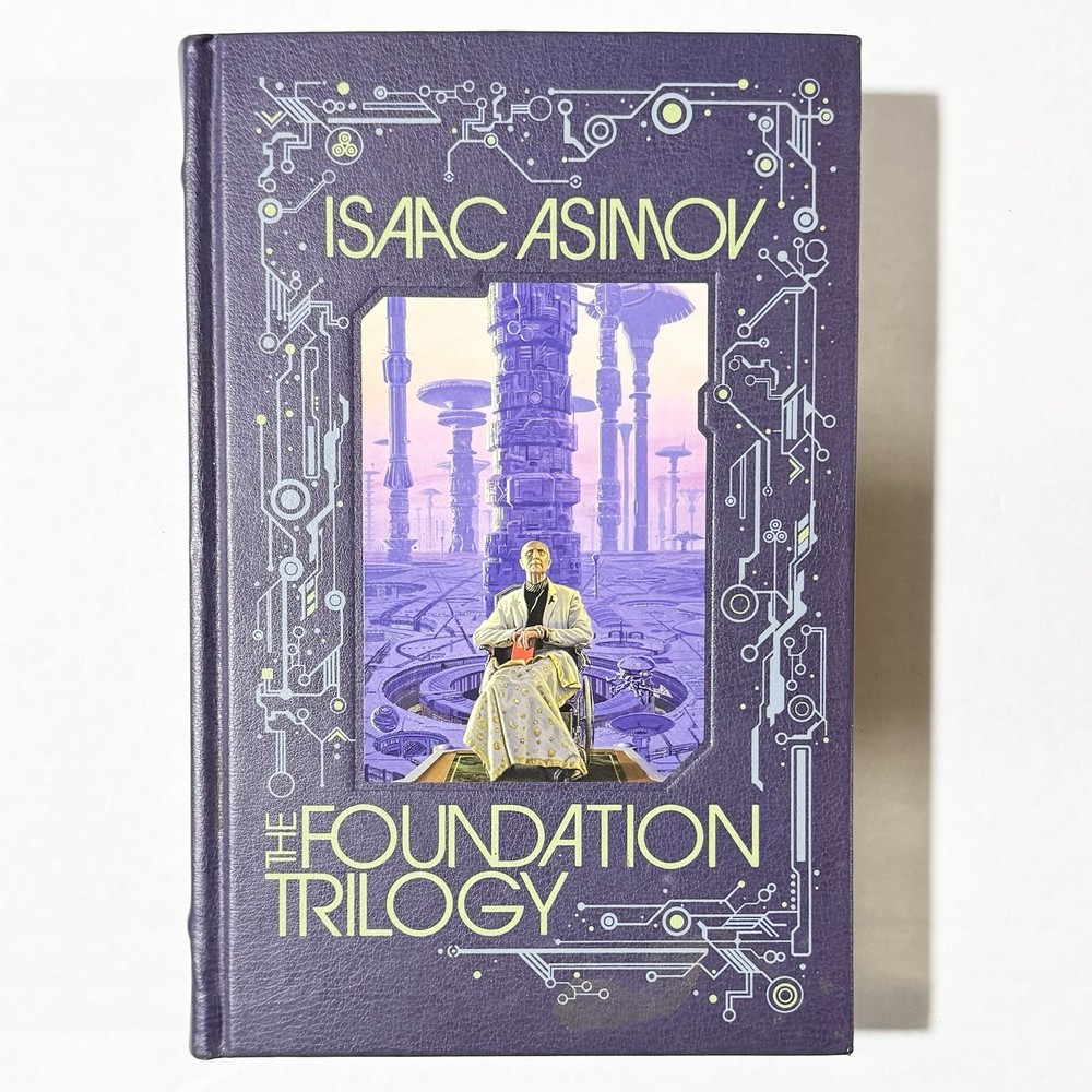 The Foundation Trilogy by Isaac Asimov Hardcover Barnes & Noble Leather