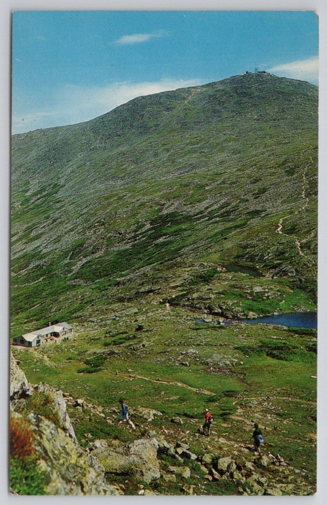 Mt Washington Lakes-of-the-Clouds Hut AMC White Mountains NH Postcard