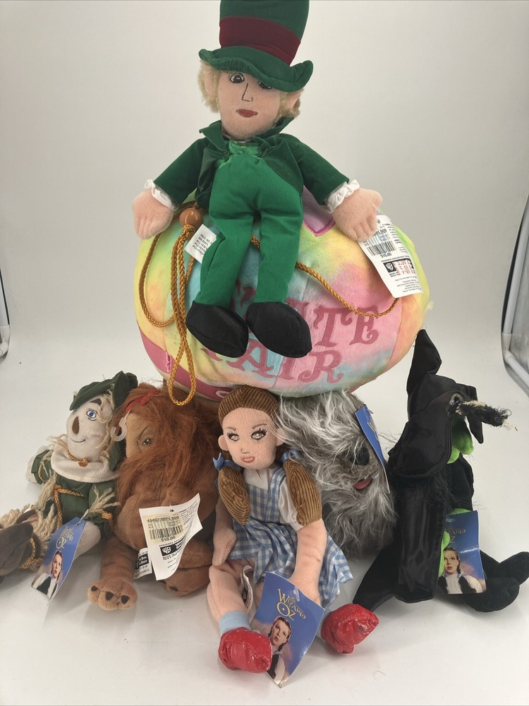 1999 Wizard Of Oz State Fair HOT AIR BALLOON Plush + 6 Dolls Vintage WB Store