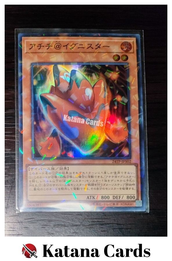 YuGiOh Achichi @Ignister Super Parallel Rare 24TP-JP502 Japanese Card-image