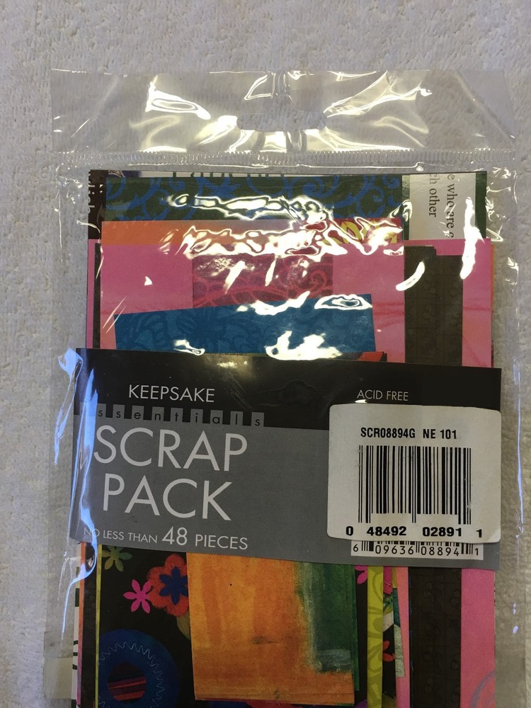 Scrapbooking Keepsake Essentials Scrap Pack 48 pc Acid Free-image