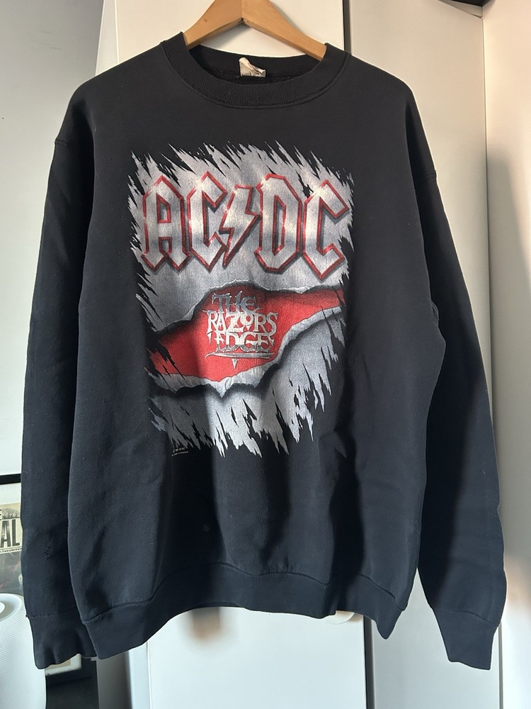 AC/DC the Razors Edge Tour T-Shirt 1990-1991 Vintage XL