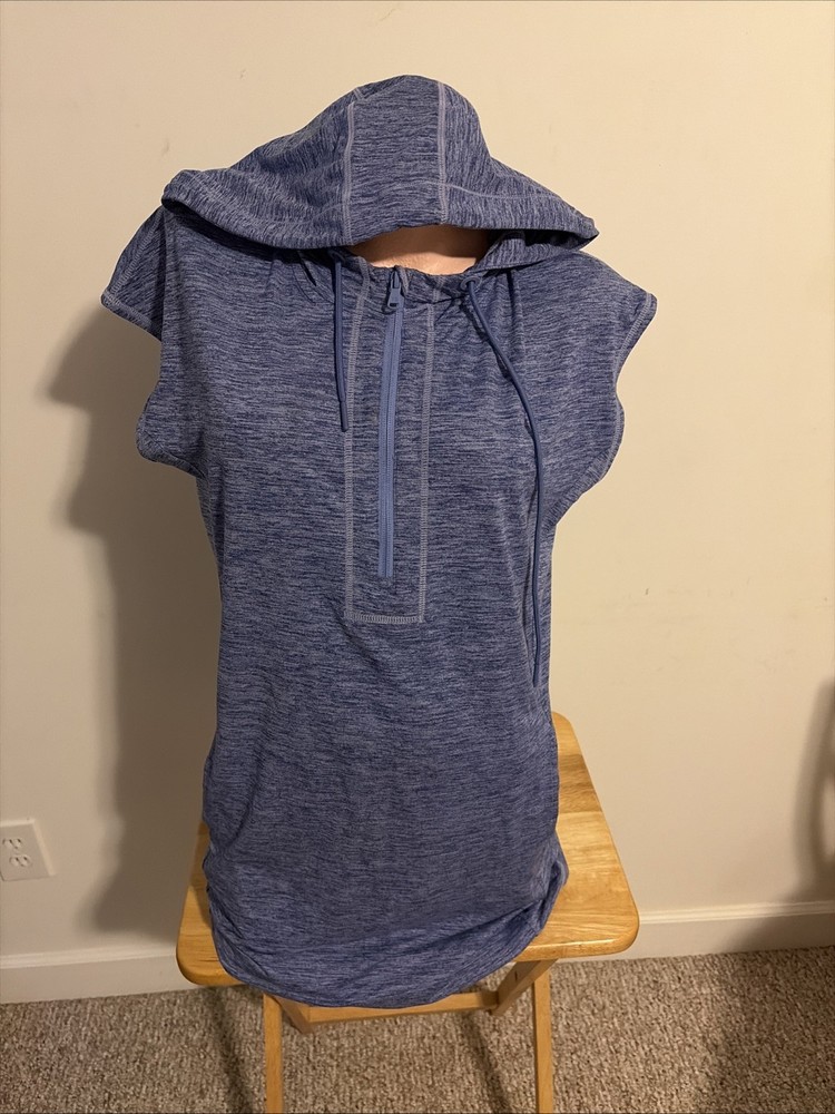 Tommy Bahama women's blue hoodie dress with pockets, Small