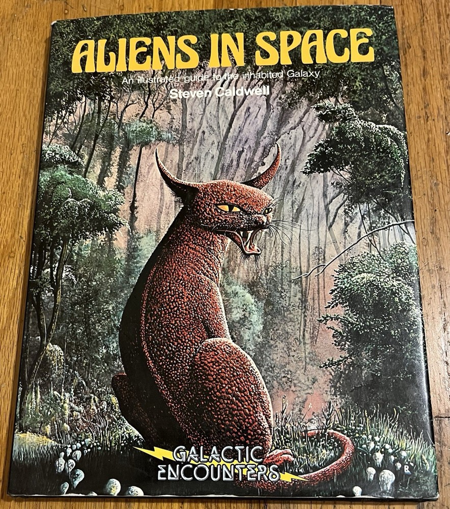 ALIENS IN SPACE : by Steven Caldwell : hbdj : vintage