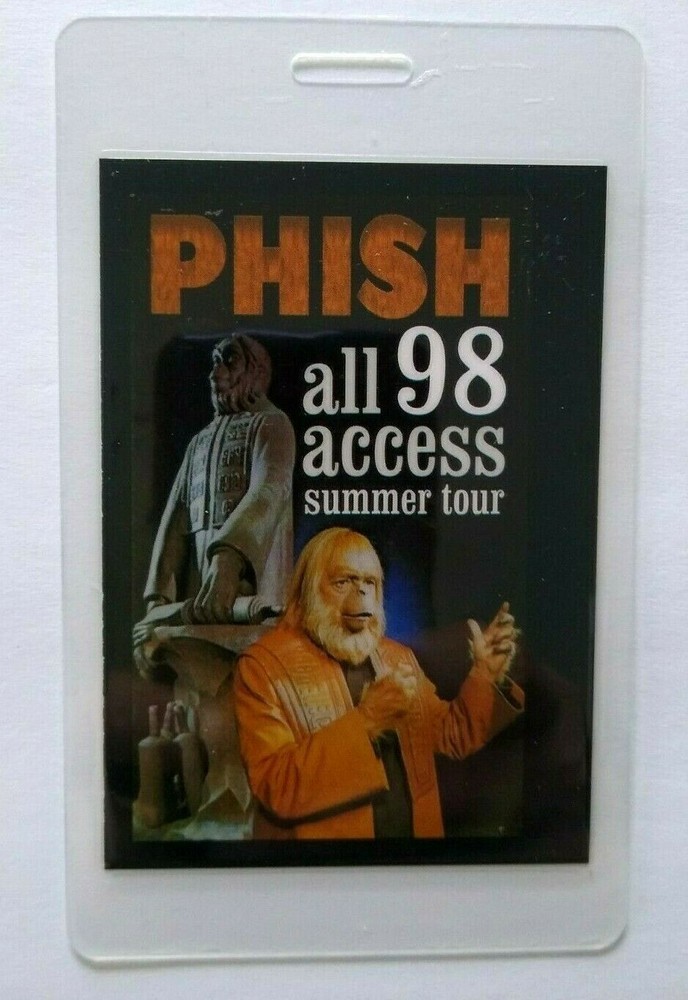 Phish Backstage Pass Original 1998 Concert Summer Tour Planet Of The Apes Art