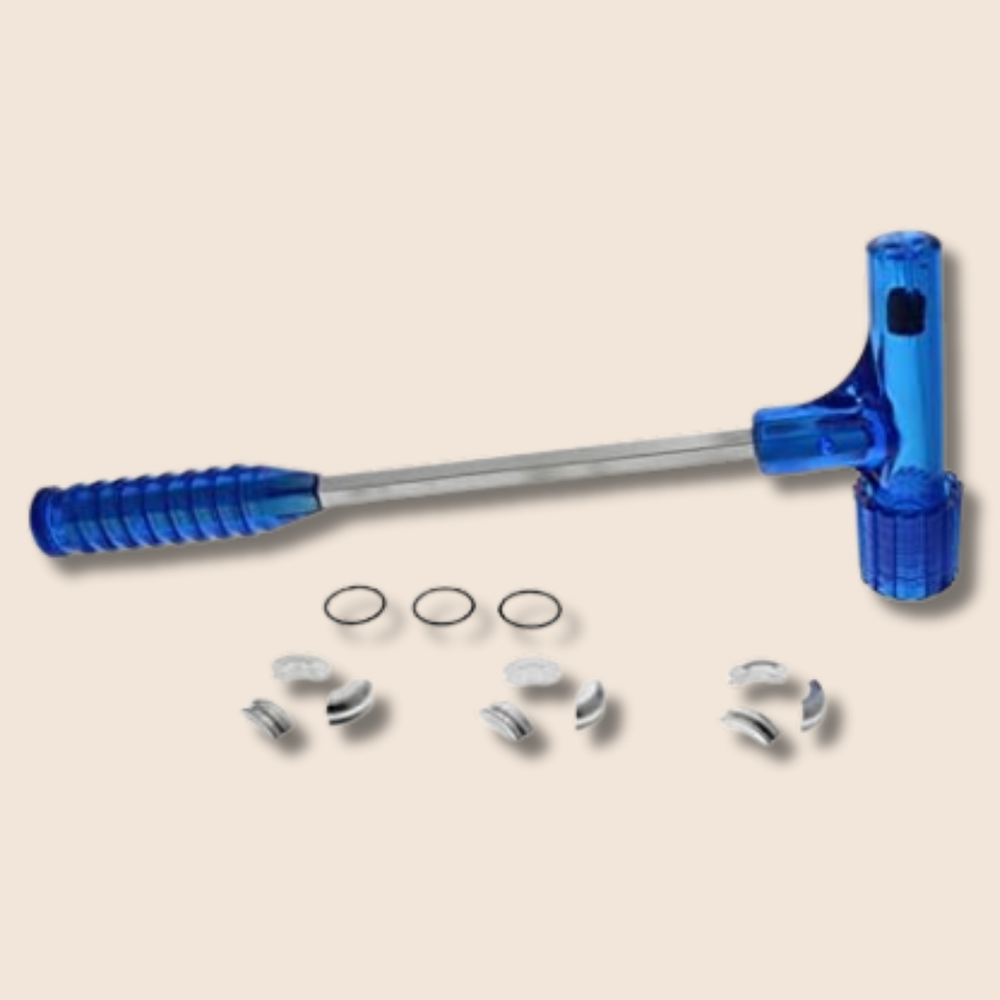 Impact Bullet Puller Hammer Tool w/ 3 Expandable Collets for .17 to 50 Cal New