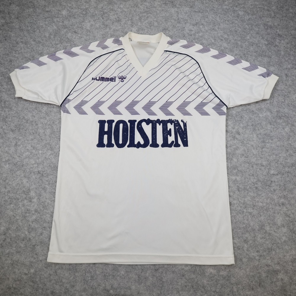 Vintage Tottenham Hotspur Shirt Medium White Home 1985 1987 Soccer Jersey Spurs