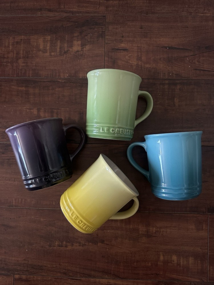 Le Creuset Ombré Stoneware Coffee Mug  (4) colors SET