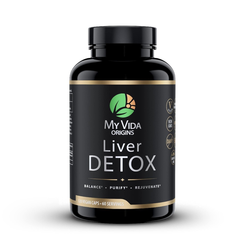 My Vida Origins Liver Detox with Organic Milk Thistle Organic Dandelion Extra