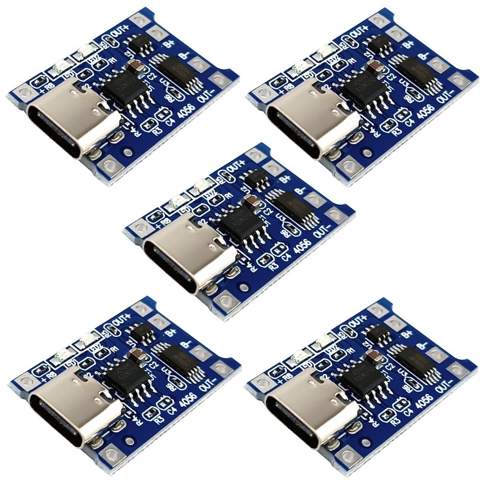 TP4056 Lithium Ion Cell Battery Charger Board Protection Module 5V Type USB C 1A