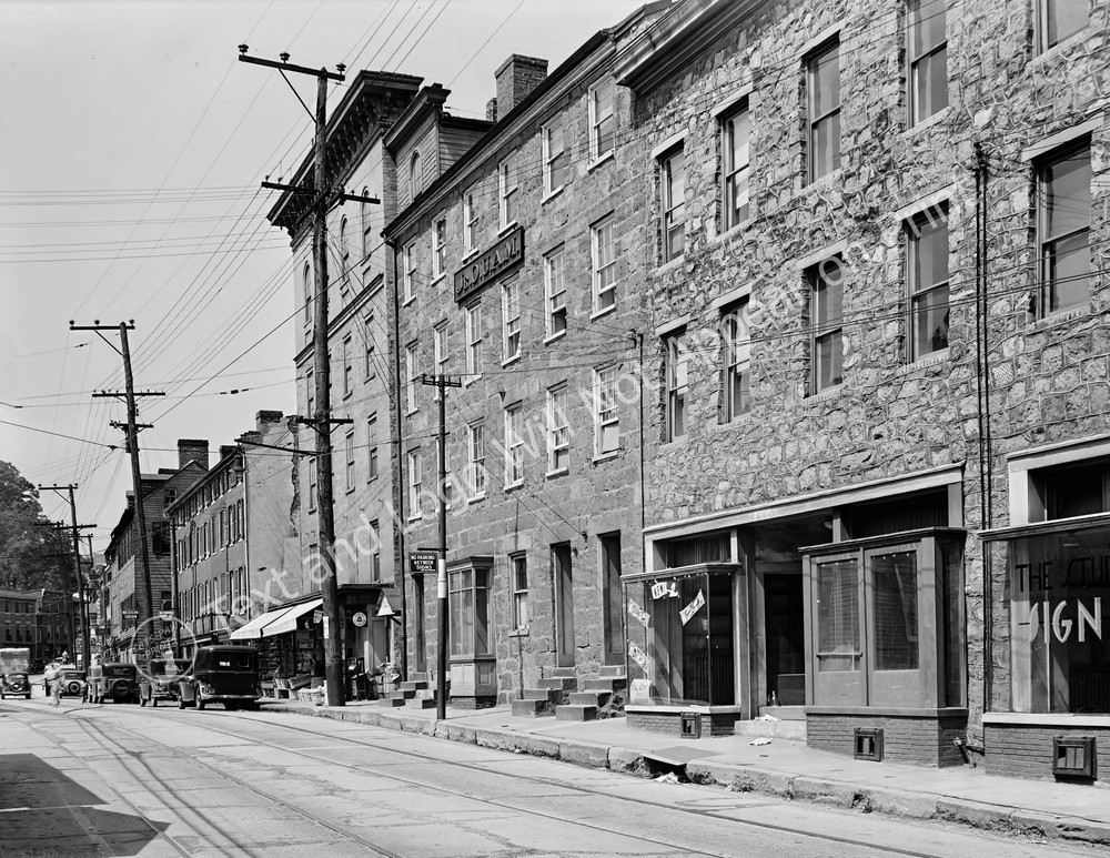 1936 Main Street, Ellicott City, Maryland Vintage Old Photo Reprint