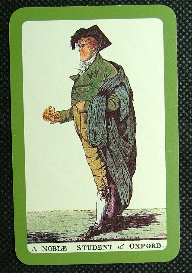 Single Joker Playing Card by Robert Dighton, Oxford Scholar, B ZJ 625