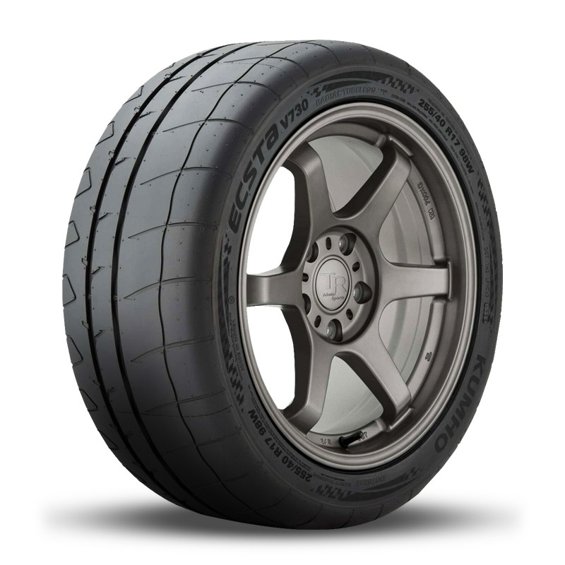 1 Kumho Ecsta V730 235/45R17 94W EXTREME Performance Summer Track Tires 200AAA