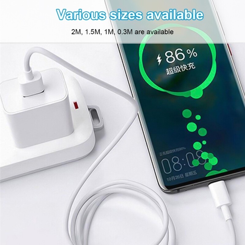 Flexible Type C Cable Type C to USB A Charging Cable and Data Cable 40Mbps