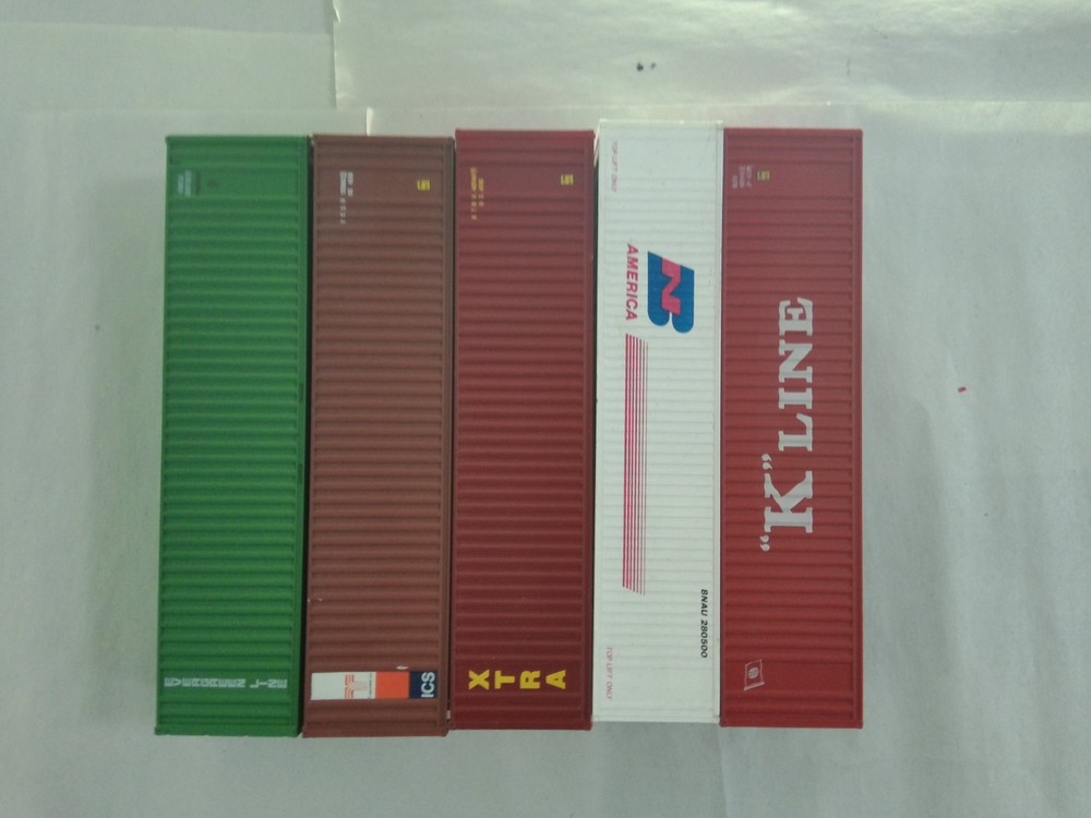 Grab Bag #5-065 HO Containers (Set of 5 Various)