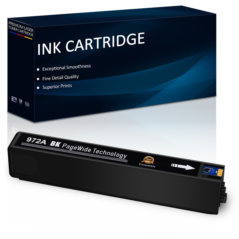 High Yield 972A Black Ink Cartridge FOR HP PageWide Pro 452dn 477dn 477dw 577dw