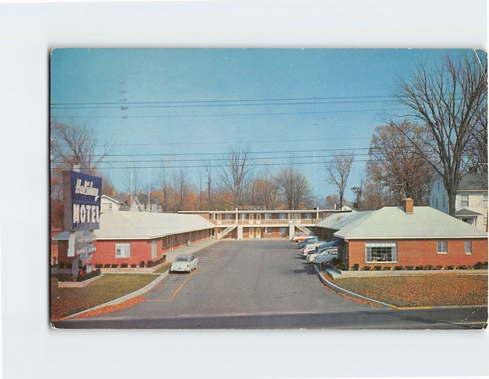 Postcard Holiday Motel Richmond Indiana USA