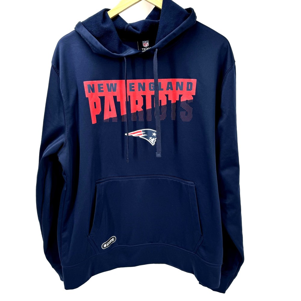 New England Patriots Mens Large Blue NFL Hoodie by New Era