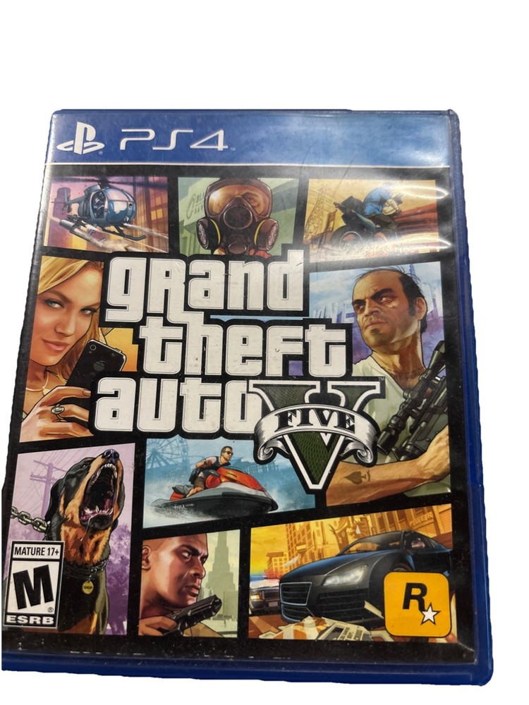 Grand Theft Auto V PlayStation 4 + Map - Complete No Scratches GTA 5