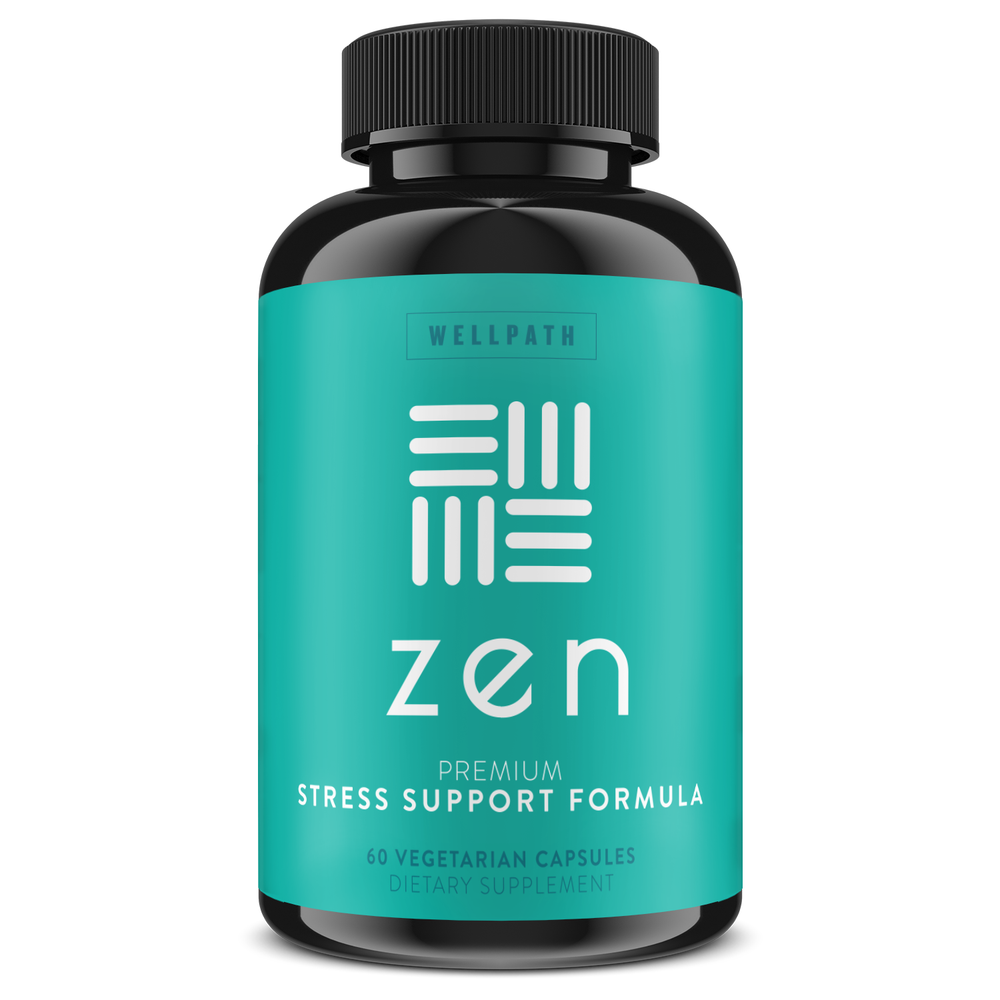 Zen Premium Anxiety and Stress Relief Supplement - Natural Herbal Formula Develo