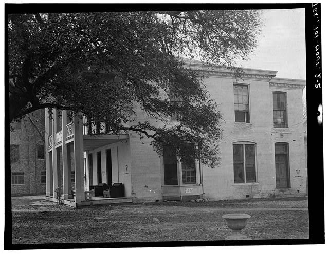 Historic American Buildings Survey 1900s Two-Story Southern House Porch
