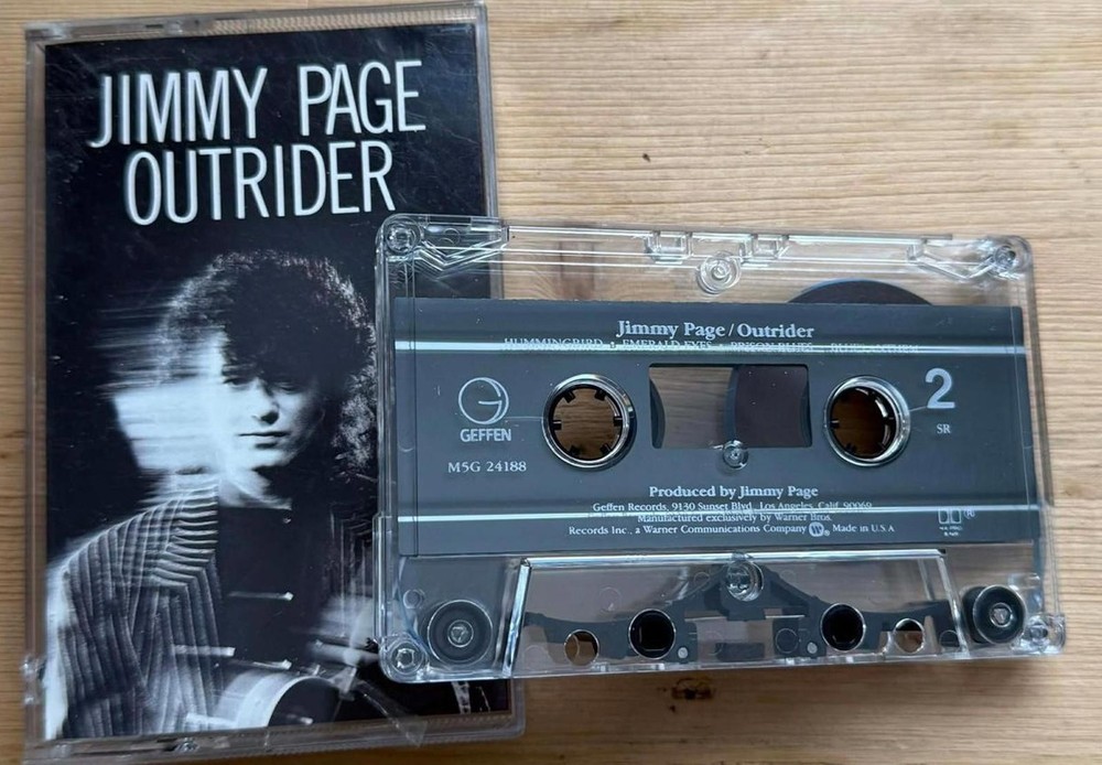 Jimmy Page - Outrider Cassette Tape VG+ C25