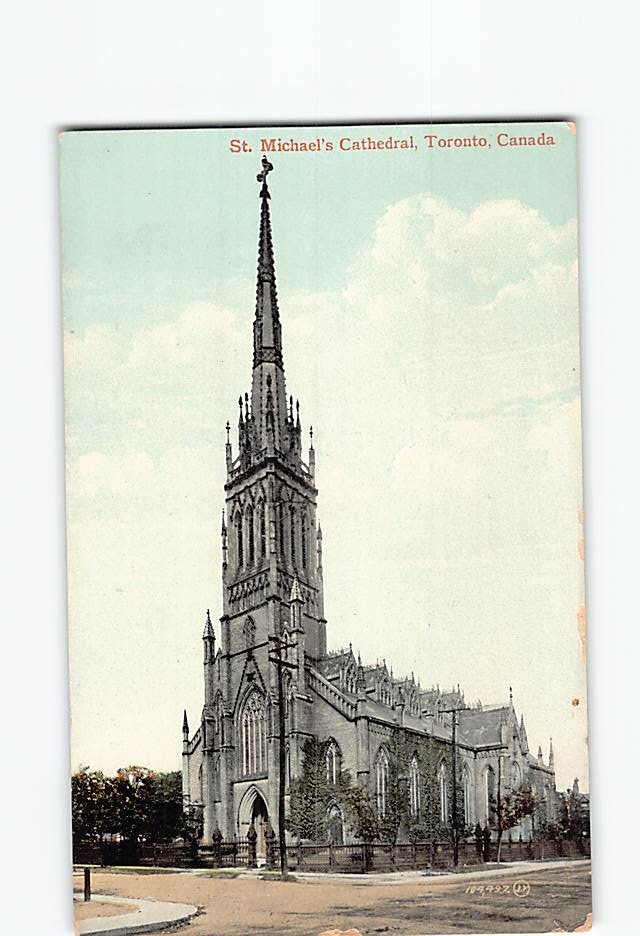 Postcard St. Michael's Cathedral Toronto Ontario Canada