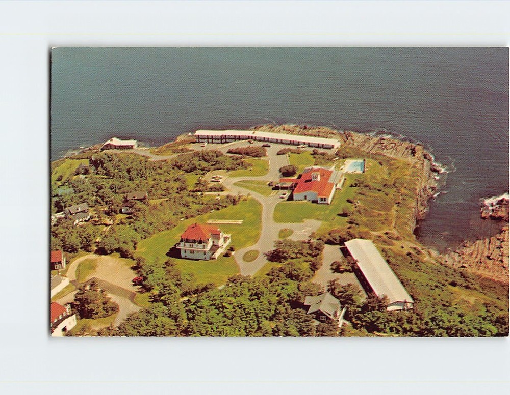 Postcard Cliff House & Motel Ogunquit Maine USA