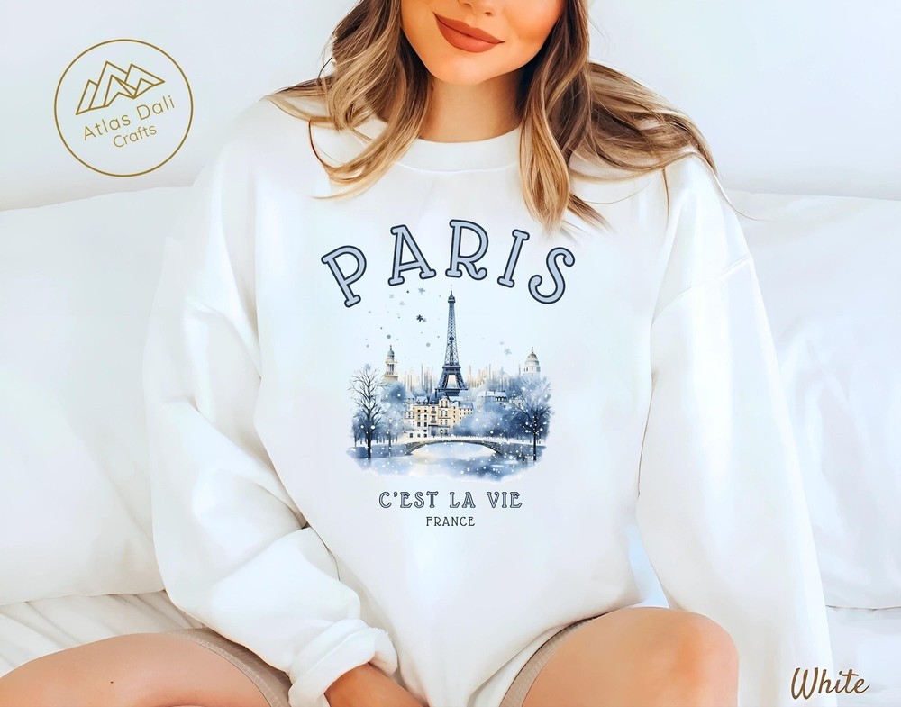 C'est la vie Unisex Sweatshirt Travel Paris France Trip Sweater Gift Tee