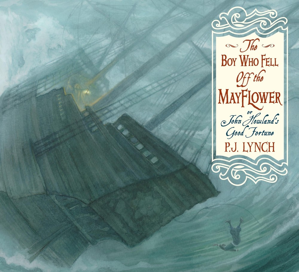 The Boy Who Fell Off the Mayflower, or John Howland's Teal/Turquoise green