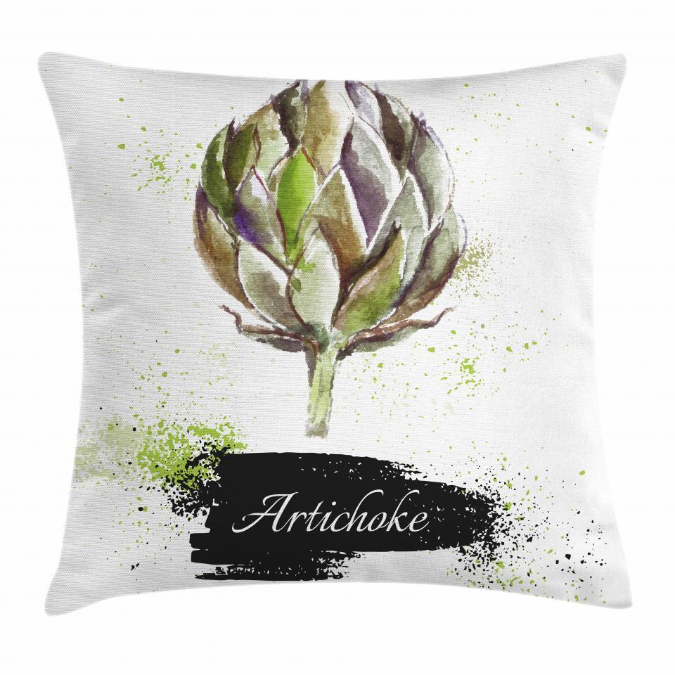 Ambesonne Artichoke Design Cushion Covers in 8 Sizes for Stylish Home Decor