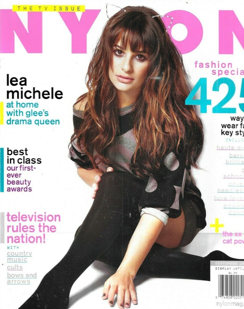Nylon Magazine Lea Michele TV Issue Women Fall Fashion Kat Graham Rita Ora 2012