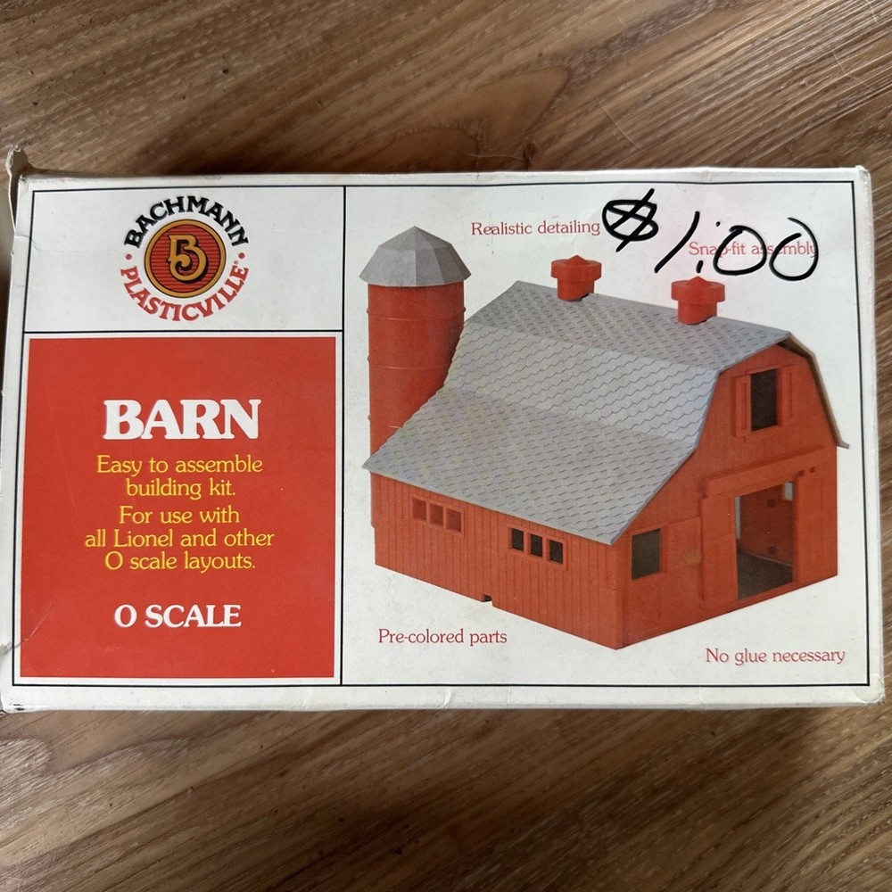 Plasticville O Scale Barn Kit.
