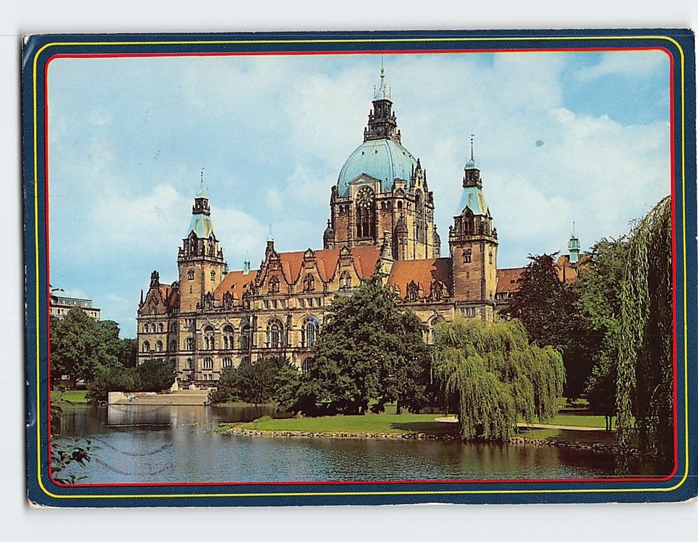 Postcard Town Hall Hanover Germany