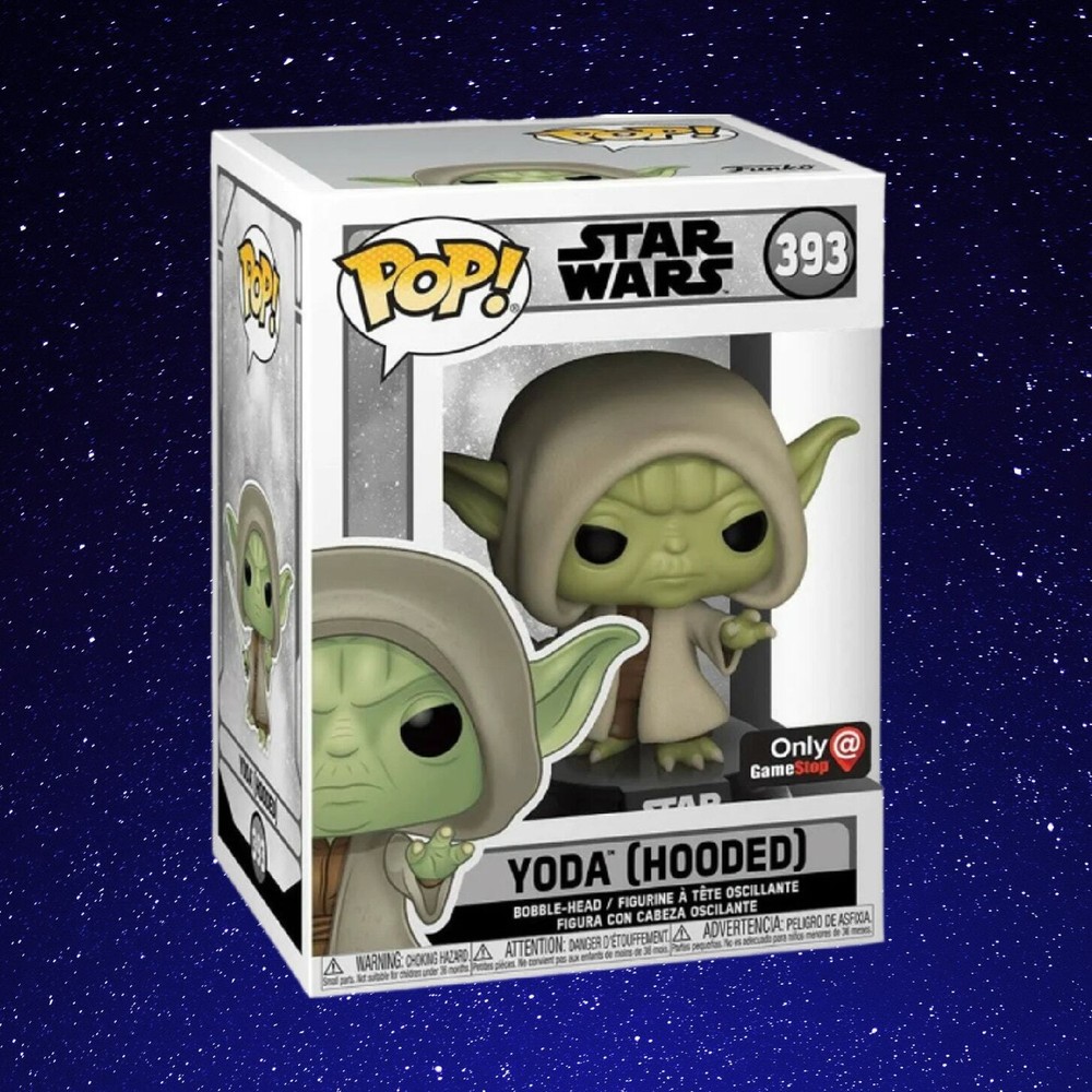 Star Wars Hooded Yoda Gamestop Exclusive Funko Pop 393