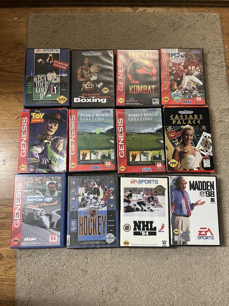 Sega Genesis Game Lot