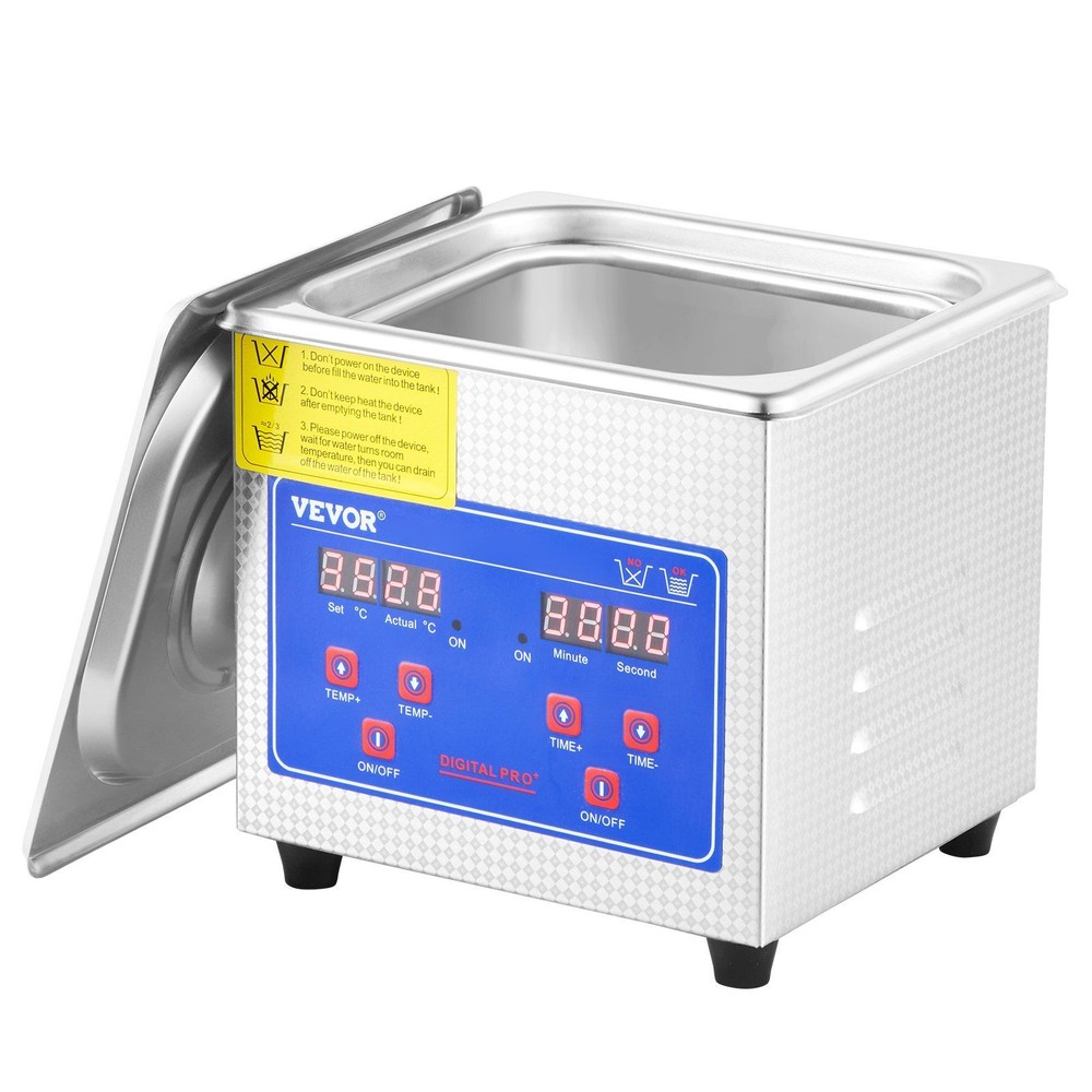 1.3L Professional Ultrasonic Cleaner with Digital Timer 40kHz