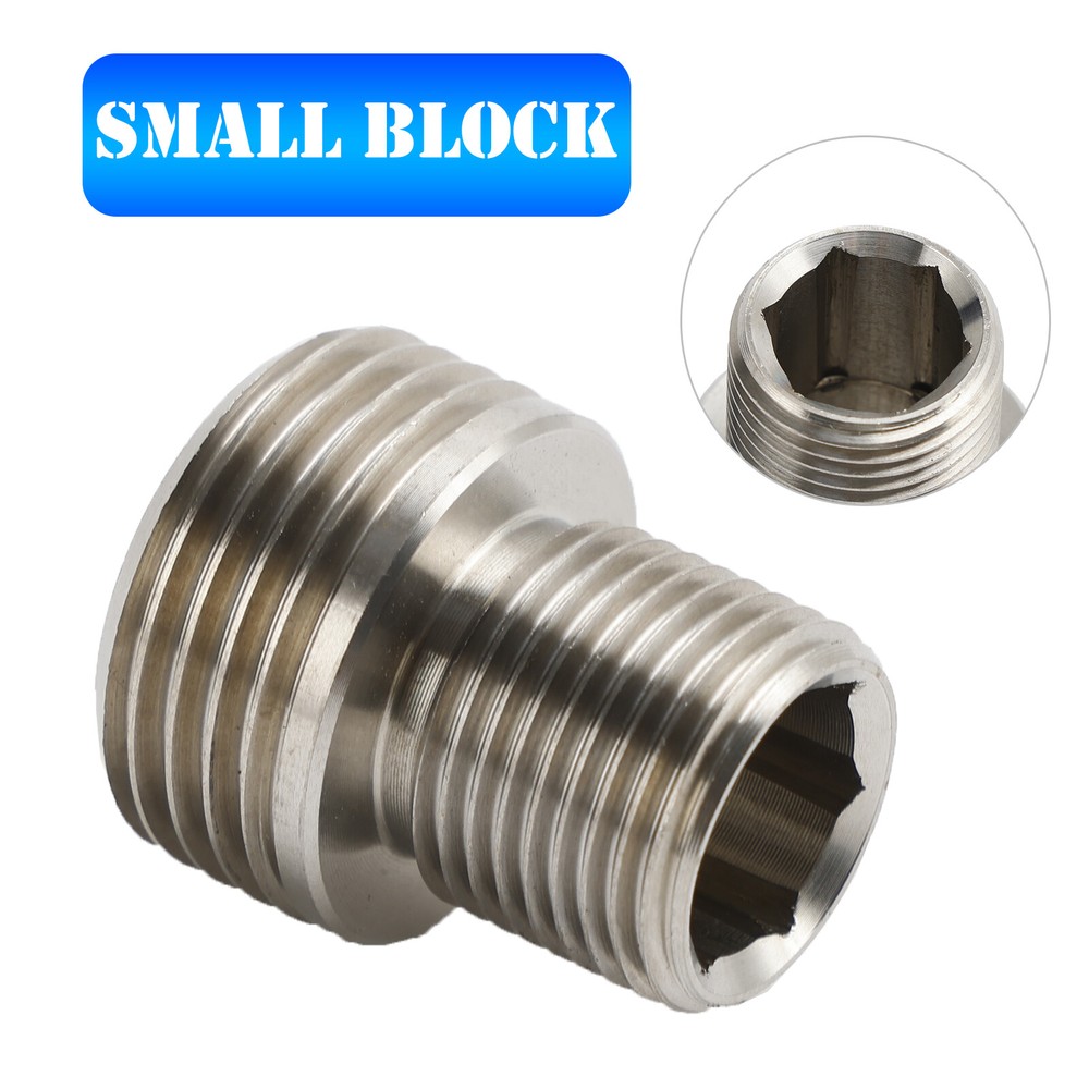 Small Block Oil Filter Adapter for Ford SBF 5.0 302 351 F1AZ-6890-B