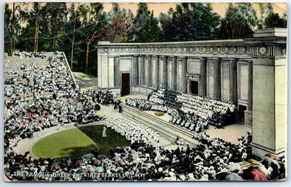 Postcard The Famous Greek Theatre Berkeley California USA North America
