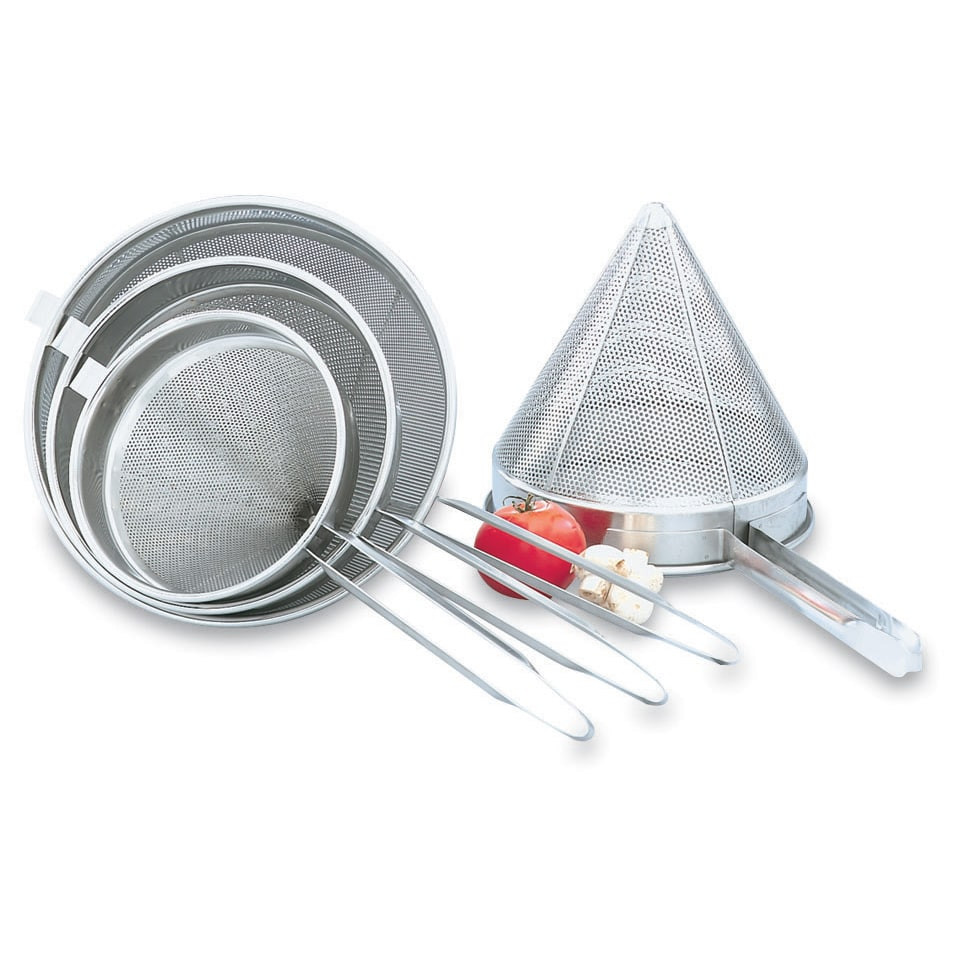 Vollrath 47178 Stainless Steel 12-inch Coarse Mesh China Cap Strainer