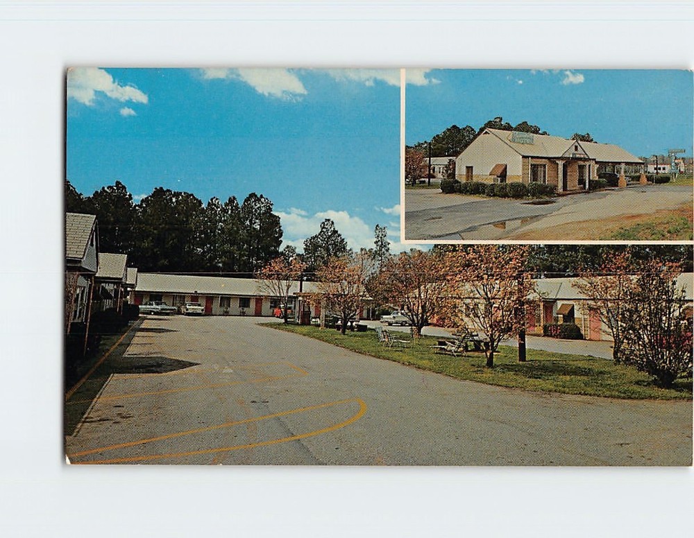 Postcard Barnesville Motel Barnesville Georgia USA