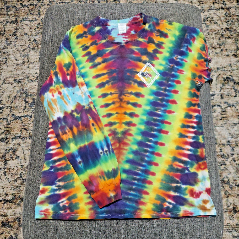 Atmosphere Mountainworks Tie Dye Long Sleeve Shirt Rainbow Adult M Wyoming